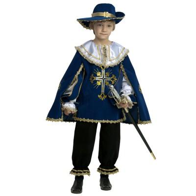 Карнавальный костюм Мушкетёр синий 401-2