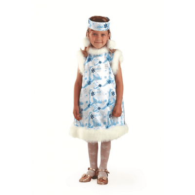 Детский костюм Снежинка (шёлк) 222