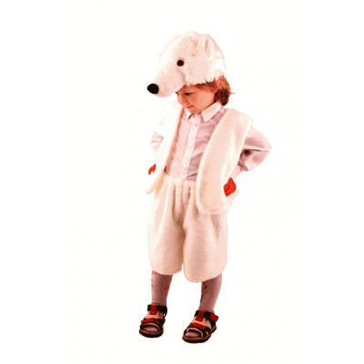 Карнавальный костюм Медведь полярный (премьер-мех) 511