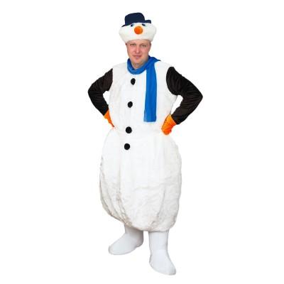 Карнавальный костюм Снеговик взрослый 54