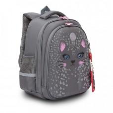 Рюкзак школьный Grizzly RAZ-186-3 серый