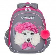 Рюкзак школьный Grizzly RAZ-286-13 Розовый
