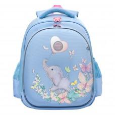 Рюкзак школьный Grizzly RAZ-286-3 Голубой