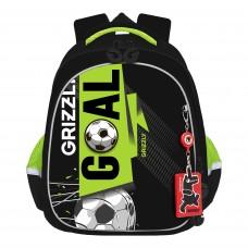 Рюкзак школьный Grizzly RAZ-287-6 зеленый