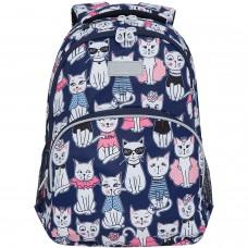Рюкзак школьный Grizzly RG-160-4 Кошки