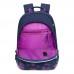 Рюкзак школьный Grizzly RG-169-2 сердечки - синий