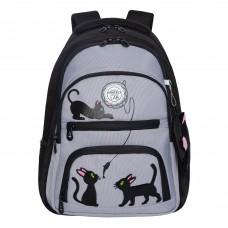 Рюкзак школьный Grizzly RG-262-2 Серый
