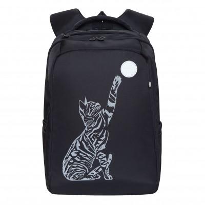 Рюкзак школьный Grizzly RG-266-3 Котик - Черный