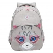 Рюкзак школьный Grizzly RG-360-7 Светло-серый