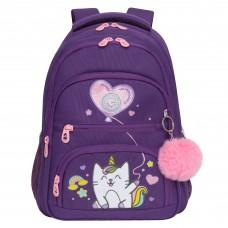 Рюкзак школьный Grizzly RG-462-3 Фиолетовый