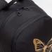 Рюкзак школьный Grizzly RG-463-5 Бабочка черный