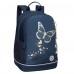 Рюкзак школьный Grizzly RG-463-5 Бабочка синий