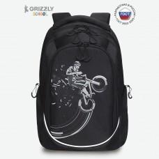 Рюкзак молодежный Grizzly RU-335-1 Серый