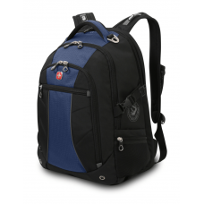 Рюкзак WENGER,15”, синий/чёрный 36x19x47 см, 32 л