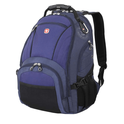 Рюкзак WENGER 15” синий/чёрный 35x19x44 см, 29 л