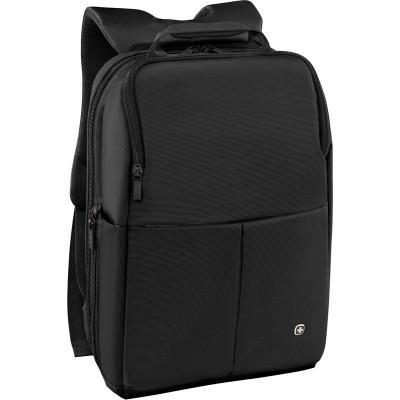 Рюкзак для ноутбука 14'' WENGER, черный, нейлон/полиэстер, 28x17x42 см, 11 л