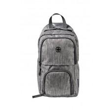 Рюкзак WENGER с одним плечевым ремнем, темно-cерый, полиэстер, 19х12х33 см, 8 л