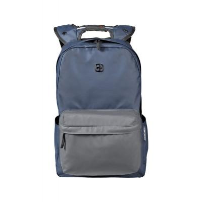 Рюкзак WENGER 14'', синий/серый, полиэстер, 28x22x41 см, 18 л