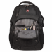 Рюкзак WENGER 15” чёрный/серебристый 34x22x46 см, 34 л